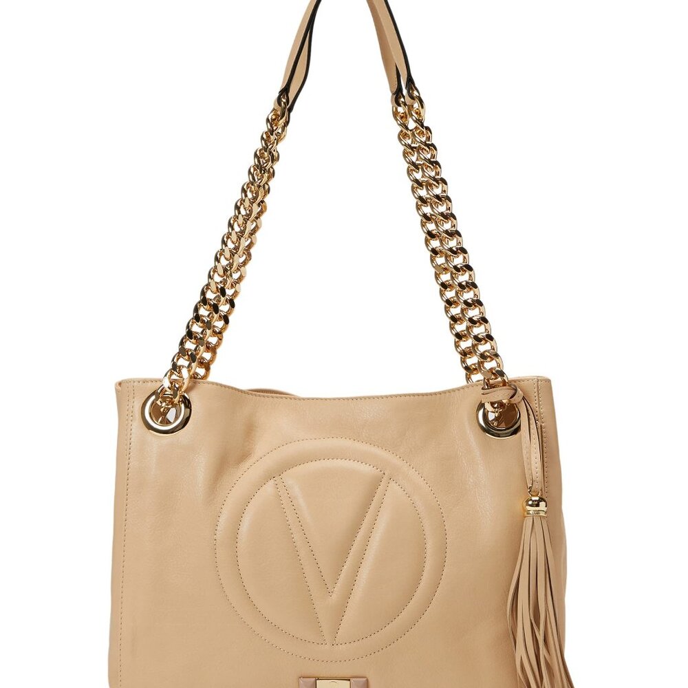 Valentino Bags by Mario Luisa 2 Signature Creamy Mousse Leather Shoulder Bag